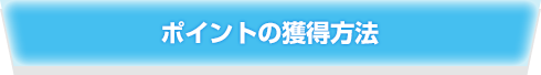 ポイントの獲得方法