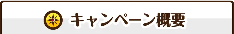 キャンペーン概要